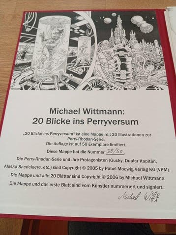 Michael Wittmann - 1 Portfolio - Perry Rhodan - 2005, Nieuw