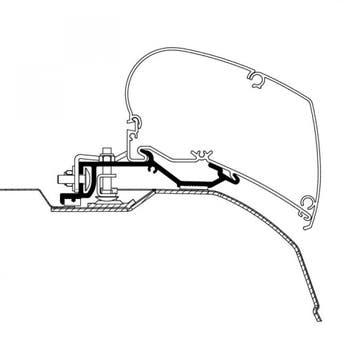 Thule Ducato/Jumper/Boxer Adapter >2007 L3H2 375/L4H2 400, Caravans en Kamperen, Tenten, Nieuw