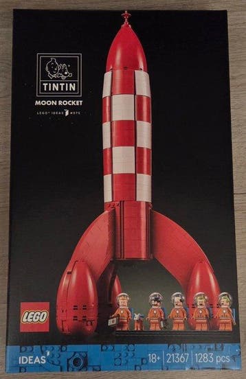 Lego Set - 21367 - Ideas (CUUSOO) - Tintin Moon Rocket, Nieuw