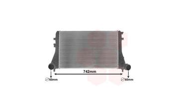 Audi Intercooler geschikt voor o.a Golf 7/passat/tiguan/T..., Ophalen of Verzenden, Nieuw, Audi