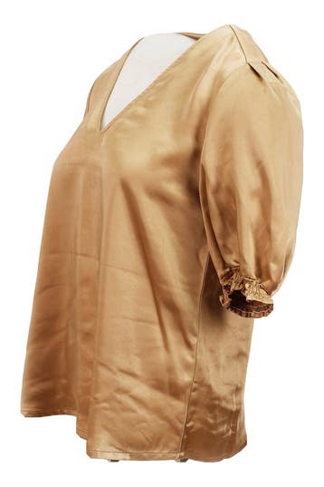 Aaiko Top in maat XS Goud, Kleding | Dames, Aaiko, Verzenden, Zo goed als nieuw, Overige kleuren