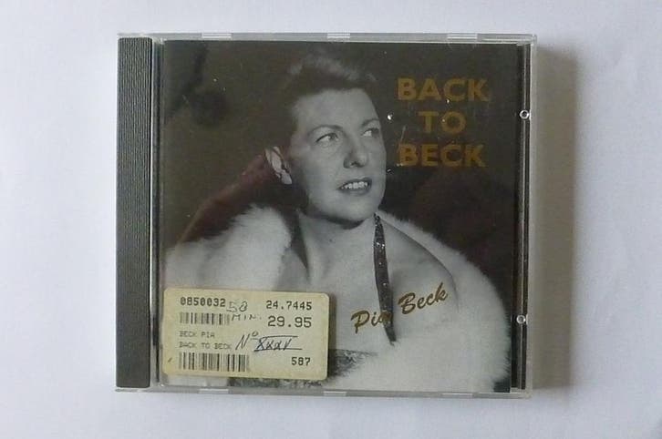 Pia Beck - Back to Beck, Cd's en Dvd's, Cd's | Jazz en Blues, Ophalen of Verzenden