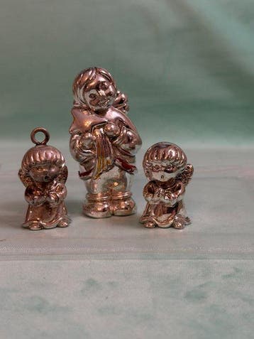 Romar Argento - Beeldje - Charming Trio of Cherubs / Angels