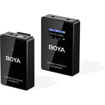 Boya BY-EM5-K1 - Uhf-Kit 1X Transmitter - 1X Receiver, Verzenden, Nieuw