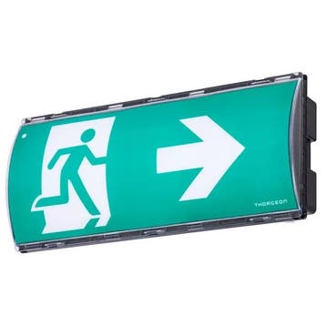 LED Noodverlichting zwart 5W 6000K IP65 IK08 met 4 pictog..., Ophalen of Verzenden, Nieuw