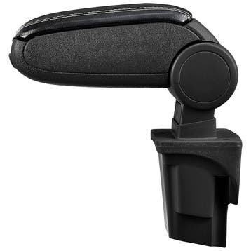 Armsteun-Seat Leon 1P-2005-2012-kunstleer-zwart+wit stiksel, Verzenden, Nieuw
