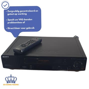 Sony SLV-SE70VC2 | VHS Videorecorder | VHS Speler | Video, Verzenden, Gebruikt, VHS-speler of -recorder