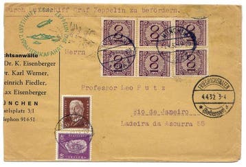 Duitse Rijk 1932 - Zeppelin LZ 127: 2e Zuid-Amerikavlucht -, Gestempeld