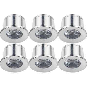 Voordeelpak LED Veranda Spot Verlichting 6 Pack - Velvalux -, Ophalen of Verzenden, Nieuw, Overige fittingen, Plafondspot of Wandspot