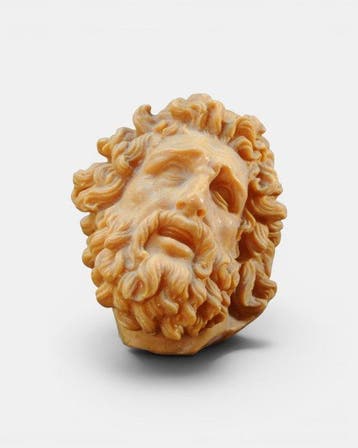 sculptuur, TESTA DEL LAOOCONTE - 35 cm - Was
