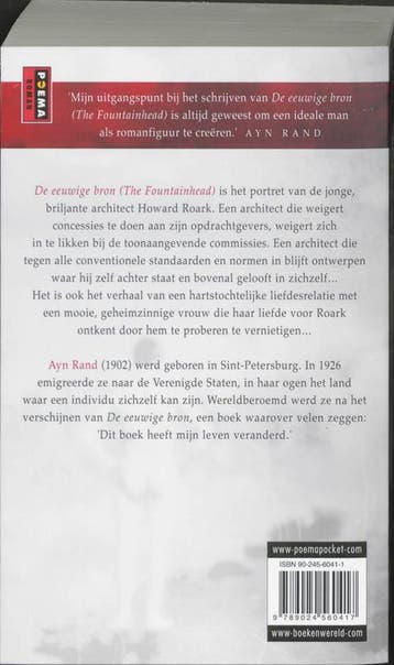 De eeuwige bron / ReuzePoema 9789024560417 Ayn Rand, Boeken, Verzenden, Gelezen, Ayn Rand