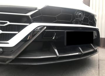 Carbon voorlip splitter Lamborghini Urus, Auto diversen, Verzenden