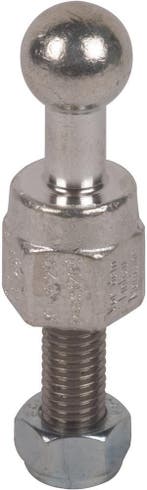 Vaste kogel met schroefdraad en moer M16x45mm D20mm recht -, Verzenden, Nieuw, Overige typen