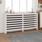 vidaXL Radiatorombouw 169x19x84 cm massief grenenhout wit, Doe-het-zelf en Verbouw, Verwarming en Radiatoren, Verzenden, Nieuw