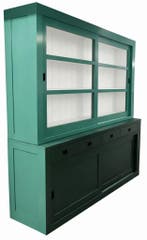 Buffetkast turquoise Hasselt 240cm, Ophalen of Verzenden, Nieuw