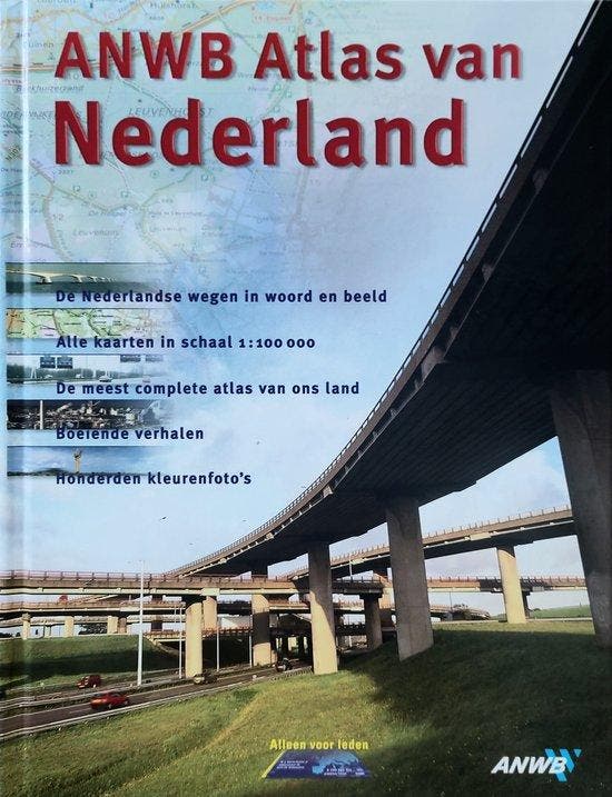 ANWB ATLAS VOOR NEDERLAND - Olthuis, Boeken, Romans, Gelezen, Verzenden