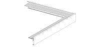Roval aluminium buitenhoek premium 200 x 60 mm, Doe-het-zelf en Verbouw, Dakpannen en Dakbedekking, Ophalen of Verzenden, Nieuw