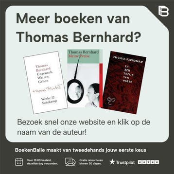 De onderspitdelver - Thomas Bernhard 9789086842193, Verzenden, Zo goed als nieuw, Thomas Bernhard