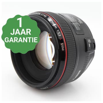 Canon EF 50mm f/1.2 L USM, Verzenden, Gebruikt