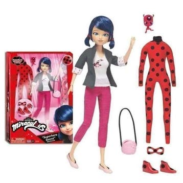 Miraculous Ladybug - Modepop 26 cm en haar twee outfits, Kinderen en Baby's, Verzenden, Nieuw
