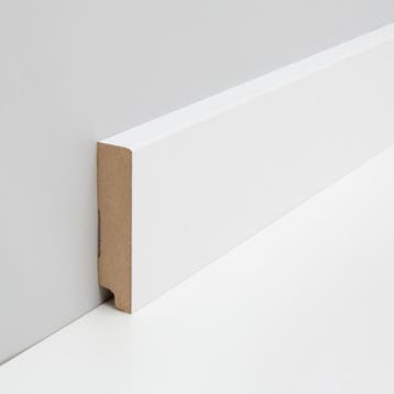 JOKA Plint MDF folie CUBE 18x78mm Wit WS16 (JOKA Plinten), Overige materialen, Verzenden, 50 tot 150 cm, Overige typen