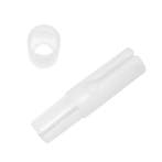 Zelfsluitende knevel - Voor 8mm elastiek - Kunststof - Wit, Ophalen of Verzenden, Nieuw