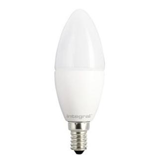 Led lamp E14 | Kaars | Integral (4.2W, 470lm, 2700K), Huis en Inrichting, Lampen | Losse lampen, Nieuw, Verzenden