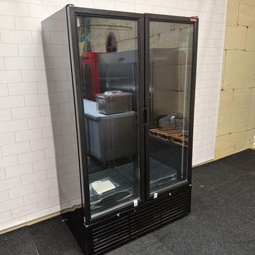 Diamond dubbeldeurs glasdeur koeling, Ophalen of Verzenden, Nieuw in verpakking, Koelen en Vriezen