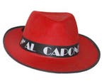 Al Capone Gangster hoed rood, Kleding | Dames, Ophalen of Verzenden, Nieuw