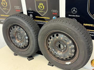 165/70R14 VW UP 2015 2 stuks All-Seasons banden 5x100 7 mm, Auto-onderdelen, Banden en Velgen, 14 inch, Gebruikt, Banden en Velgen
