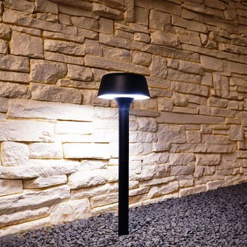 Solar staande lamp Edison - 50 cm hoog - Op zonne-energie, Zonne-energie, Kunststof, Verzenden, Minder dan 50 watt