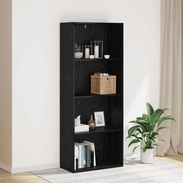 vidaXL Vrijstaande Boekenkast 60 x 30 x 151,5 cm Bewerkt, Huis en Inrichting, Kasten | Boekenkasten, Minder dan 50 cm, Verzenden