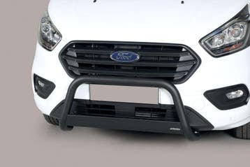 Bullbar zwart Ford Transit Custom (2018-2023), Verzenden