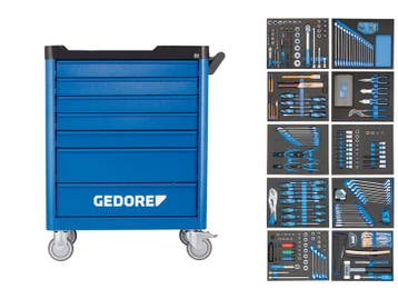 Gereedschapwagen Workster incl. sortiment 308-dlg., Ophalen of Verzenden