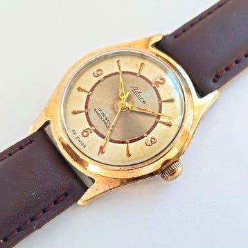 Adora - mens gold plated Ebauche Suisse - Zonder, Nieuw