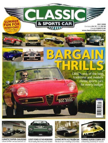 CLASSIC AND SPORTSCAR CITROËN SM FORD GT40, Boeken, Auto's | Folders en Tijdschriften, Verzenden, Gelezen, Algemeen
