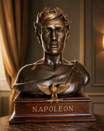 Victor de Haen (1866-1934) - Buste, Napoleon, 1890 - 60 cm -