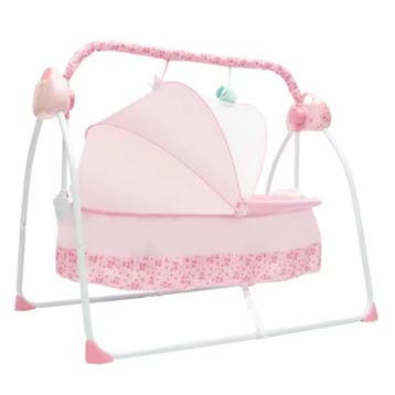 Elektrische Babywieg met Afstandsbediening en Muziek, Kinderen en Baby's, Kinderkamer | Commodes en Kasten, Verzenden, Nieuw
