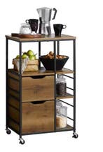 Keukenwagen Industrieel – Met Lades, Planken en Wielen, Verzenden, Nieuw