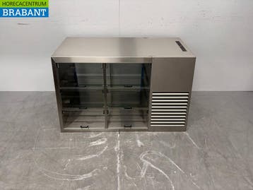 RVS Groku Koelvitrine 6 kleppen 120 cm 230V Horeca, Zakelijke goederen, Ophalen of Verzenden, Gebruikt