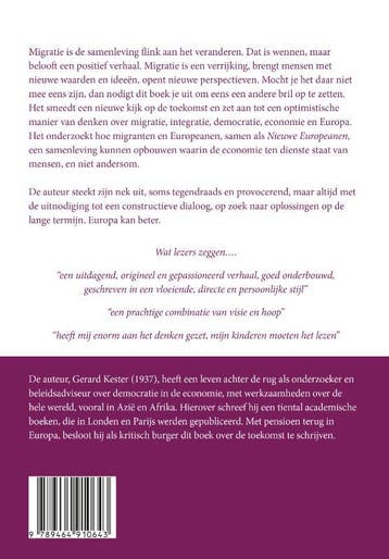 De nieuwe Europeanen 9789464910643 Gerard Kester, Verzenden, Zo goed als nieuw, Gerard Kester