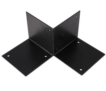 Starx paalverbinder type-SBO 120x120 mm zwart, Verzenden, Nieuw