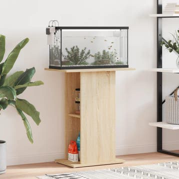 vidaXL Aquariumstandaard Sonoma Eiken 60,5x36x72,5 cm, Verzenden, Nieuw