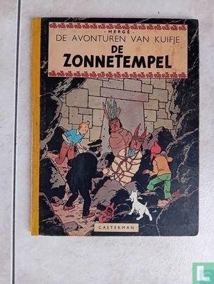 Kuifje - De zonnetempel - 1949, Boeken, Stripboeken, Gelezen, Eén stripboek, Verzenden