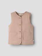 Meisjes sweat vest beige Jobo Tia loose fit Lil Atelier 104, Ophalen of Verzenden, Nieuw, Meisje, Trui of Vest