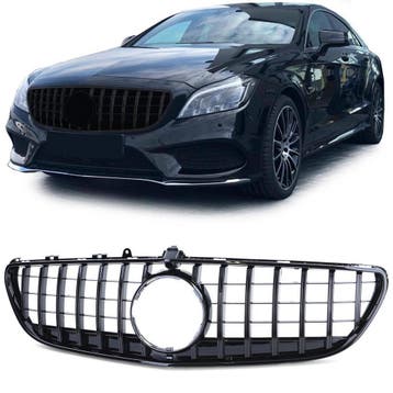 ACTIE Sport Grill Glans Zwart Mercedes CLS C218 14-18 J152, Nieuw, Voor, Mercedes-Benz