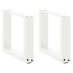 Salontafelpoten Wit U-vorm | Retourdeal 45% Korting, Tafelpoot, Minder dan 50 cm, Minder dan 50 cm, Ophalen of Verzenden