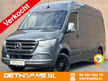 Zakelijke Lease |  Mercedes-Benz Sprinter 315CDI 150PK L2H2, Stof, Gebruikt, Zwart, Mercedes-Benz