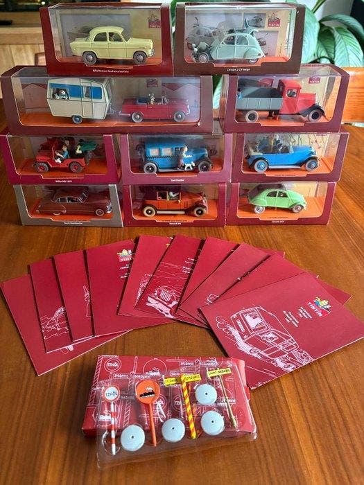 Hergé-Moulinsart 1:43 - Modelauto (11) - Tintin En Voiture, Boeken, Strips | Comics