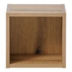 Wandrek Newport voor badkamer 25x27x21 cm eikenkleurig [en.c, Huis en Inrichting, Verzenden, Nieuw